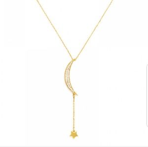 BaubleBar Pave Moondrop Pendant